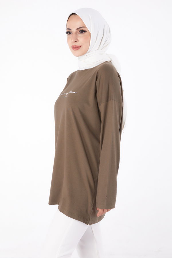 T-Shirt Haki - 24190 HAKİ