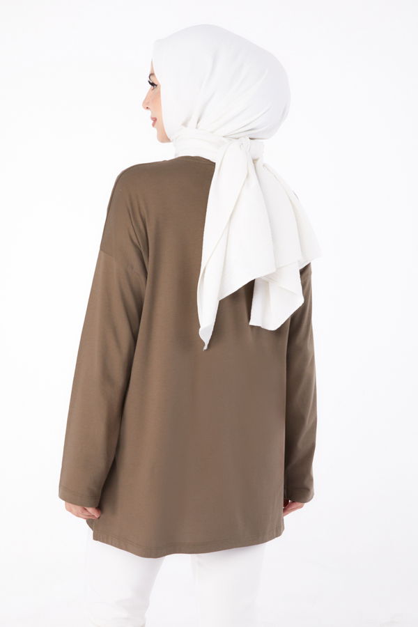 T-Shirt Haki - 24190 HAKİ