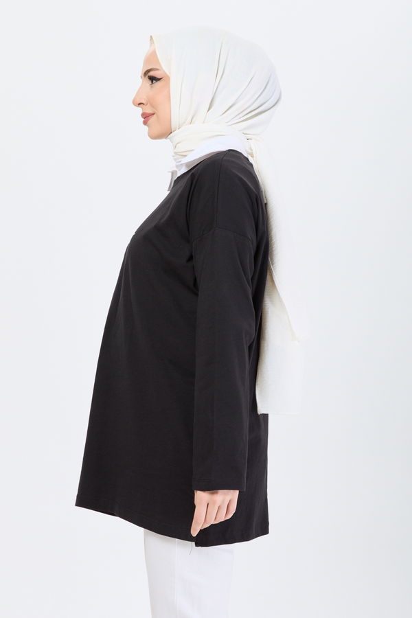 T-Shirt Siyah - 24190 SİYAH