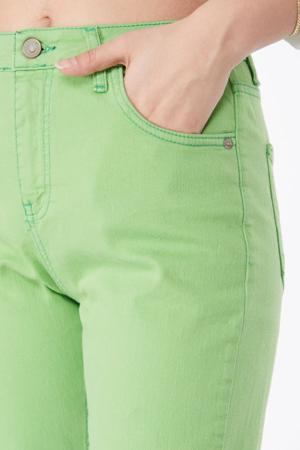 Dar Paça Pantolon Yeşil - 25184