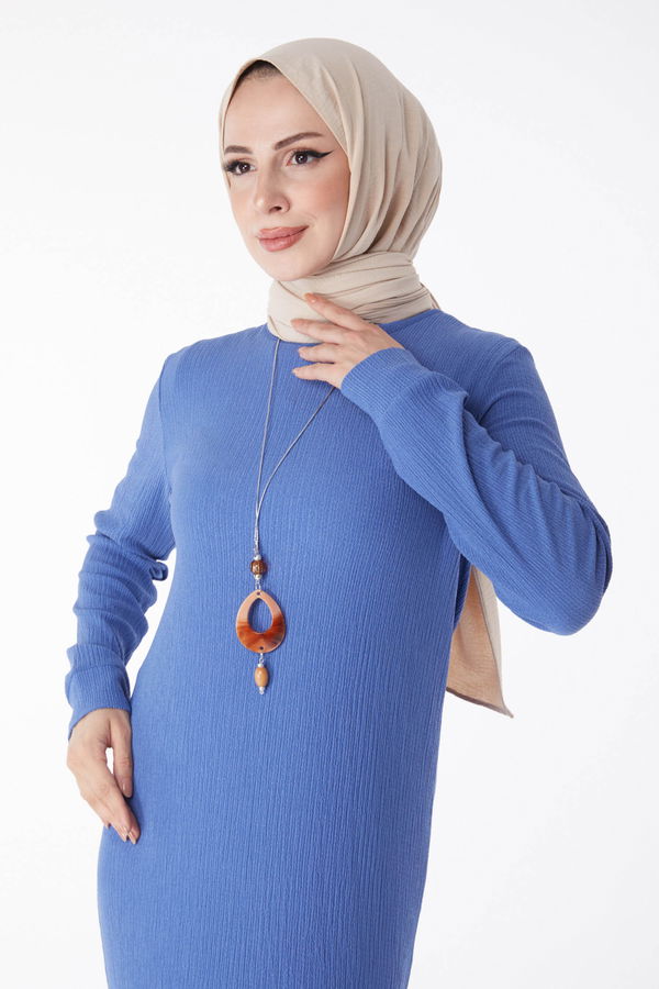 Kolyeli Ebise Mavi - 25213