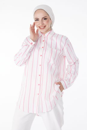 Tek Cepli Tunik Pembe - 25242