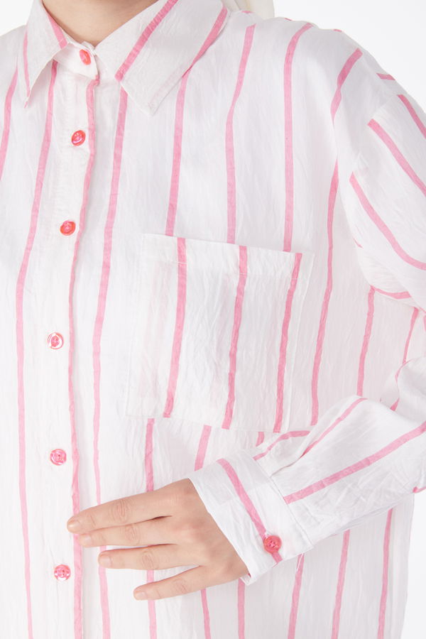 Tek Cepli Tunik Pembe - 25242