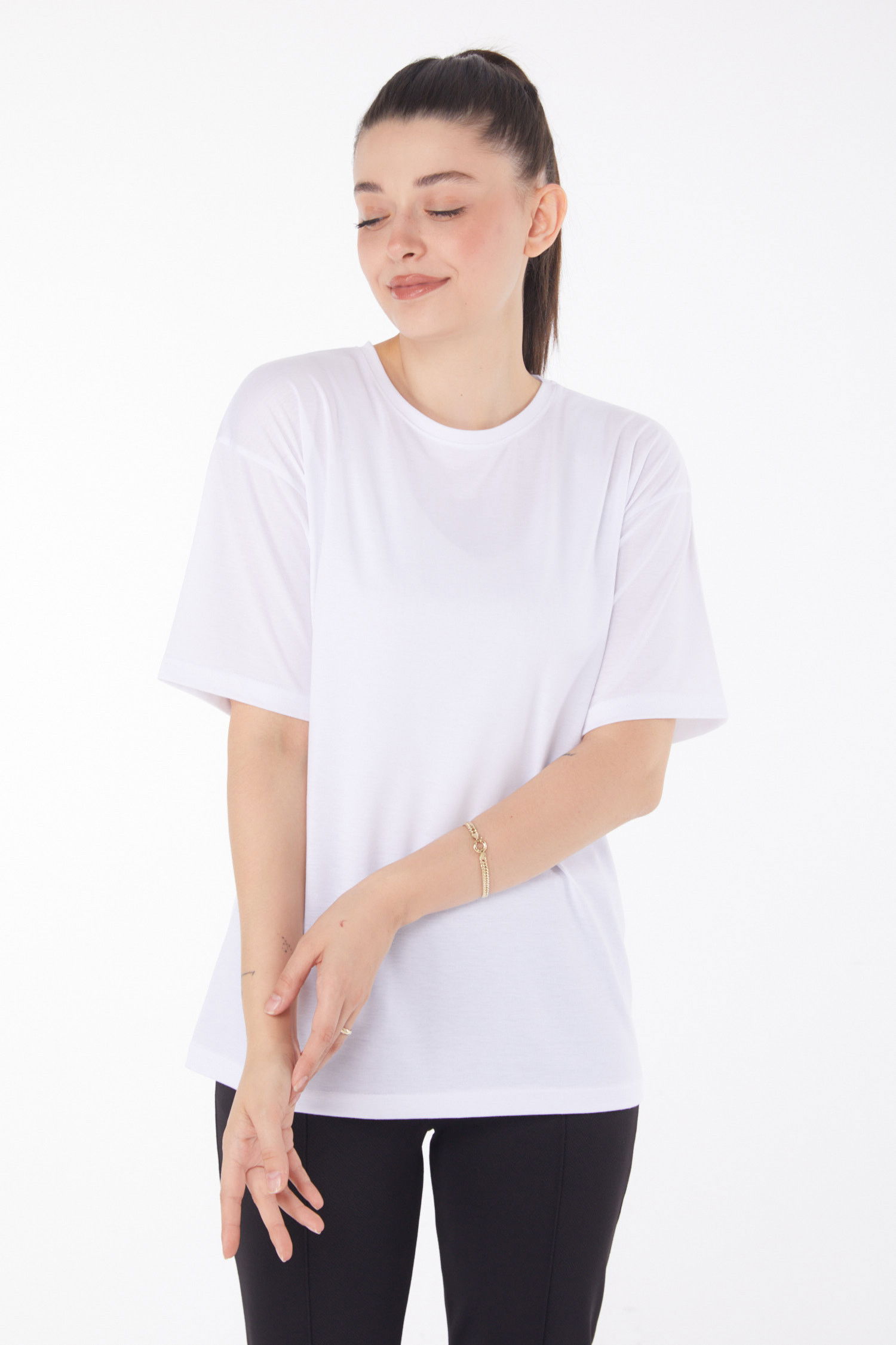 T-Shirt Beyaz - 25849