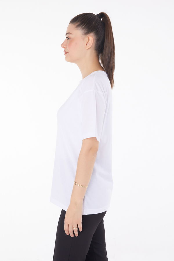 T-Shirt Beyaz - 25849