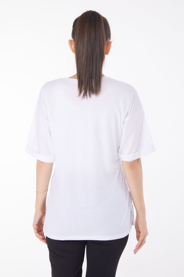 T-Shirt Beyaz - 25850 BEYAZ