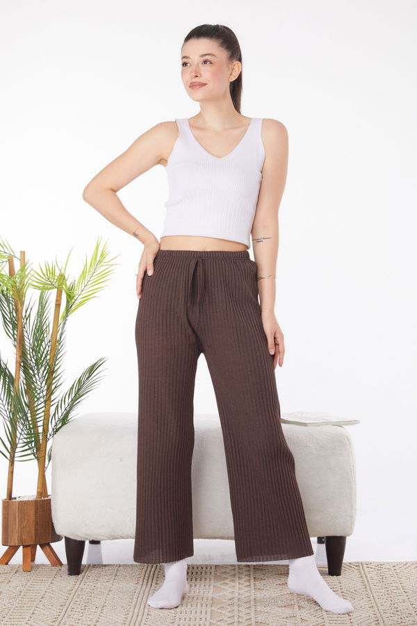 Pijama Altı Kahverengi - 25855 KAHVERENGİ