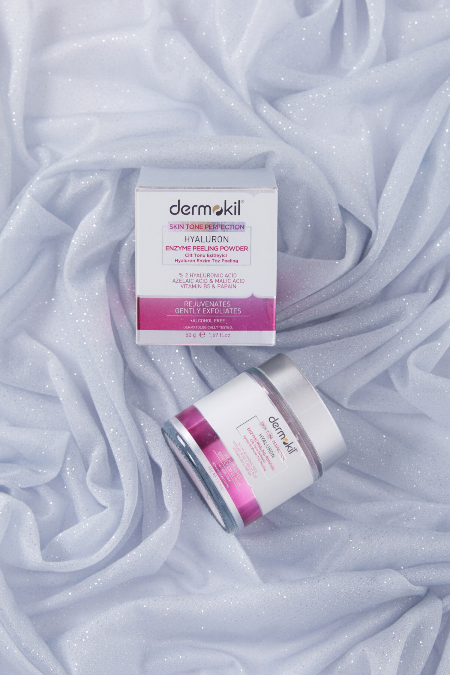 çok Renkli DERMOKIL 50 G HYALURON ENZIM TOZ PEELING  - 25931 ÇOK RENKLİ