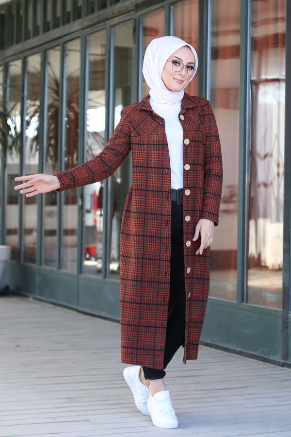 Düğmelı Kap Kiremit - 3004 KİREMİT