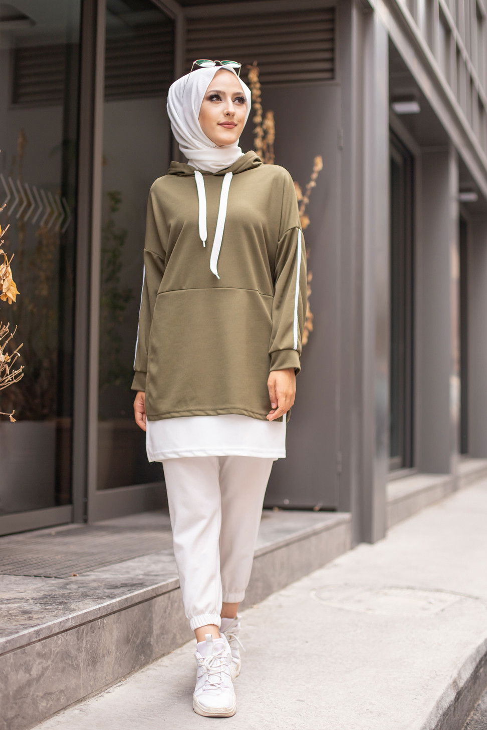 GARNILI TUNIK Haki - 3242 HAKİ