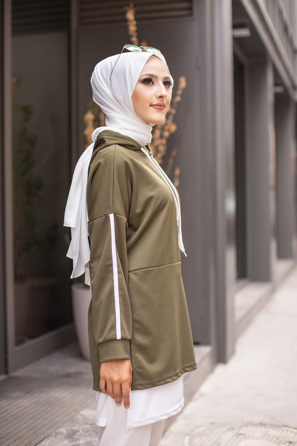 GARNILI TUNIK Haki - 3242 HAKİ