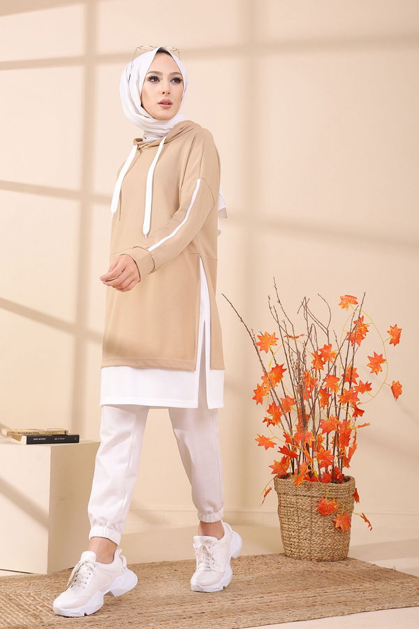 GARNILI TUNIK Bej - 3242 BEJ