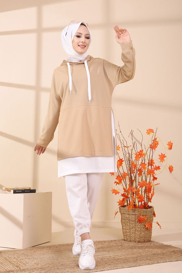 GARNILI TUNIK Bej - 3242 BEJ