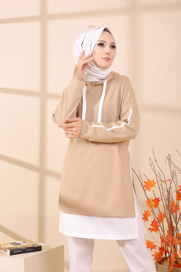 GARNILI TUNIK Bej - 3242 BEJ
