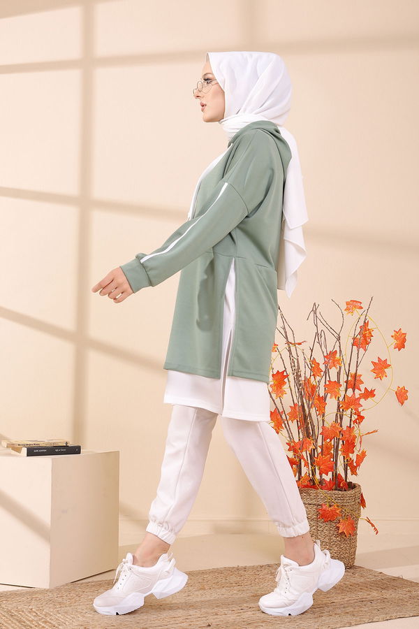 GARNILI TUNIK Yeşil - 3242 YEŞİL