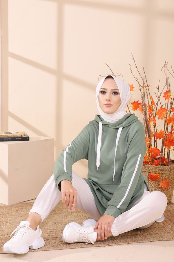GARNILI TUNIK Yeşil - 3242 YEŞİL