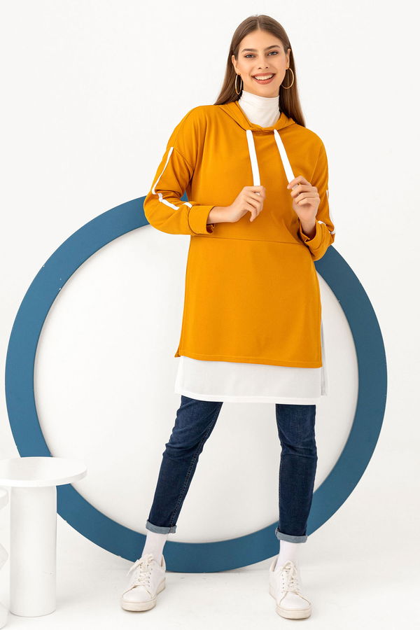 GARNILI TUNIK Sarı - 3242