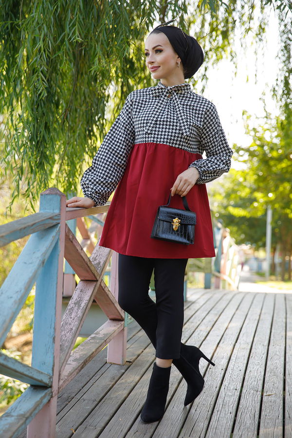 TUNIK Bordo - 3318 BORDO