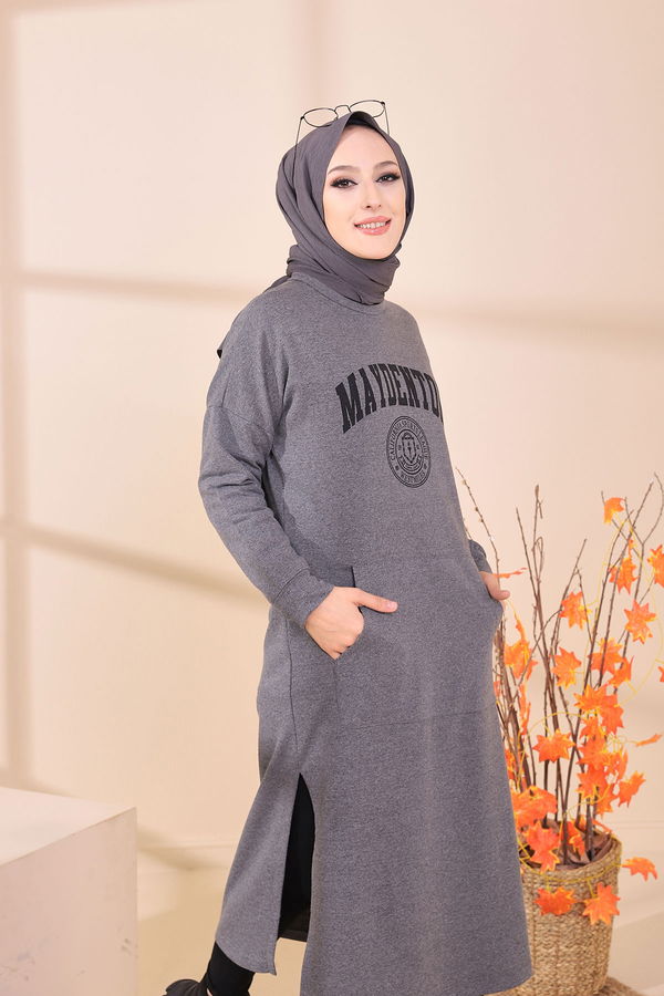 Yırtmaclı Tunık Gri - 3378