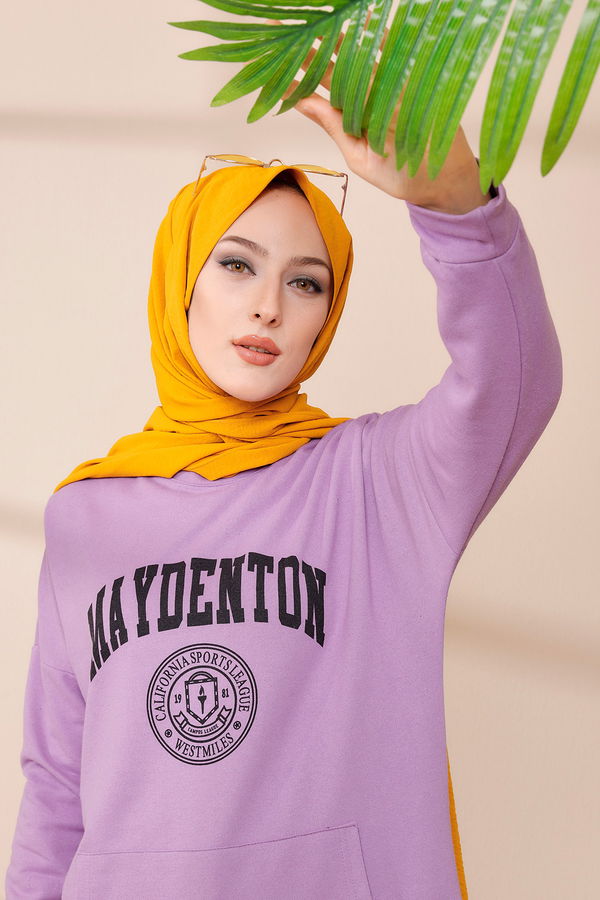 Yırtmaclı Tunık Lila - 3378 LİLA