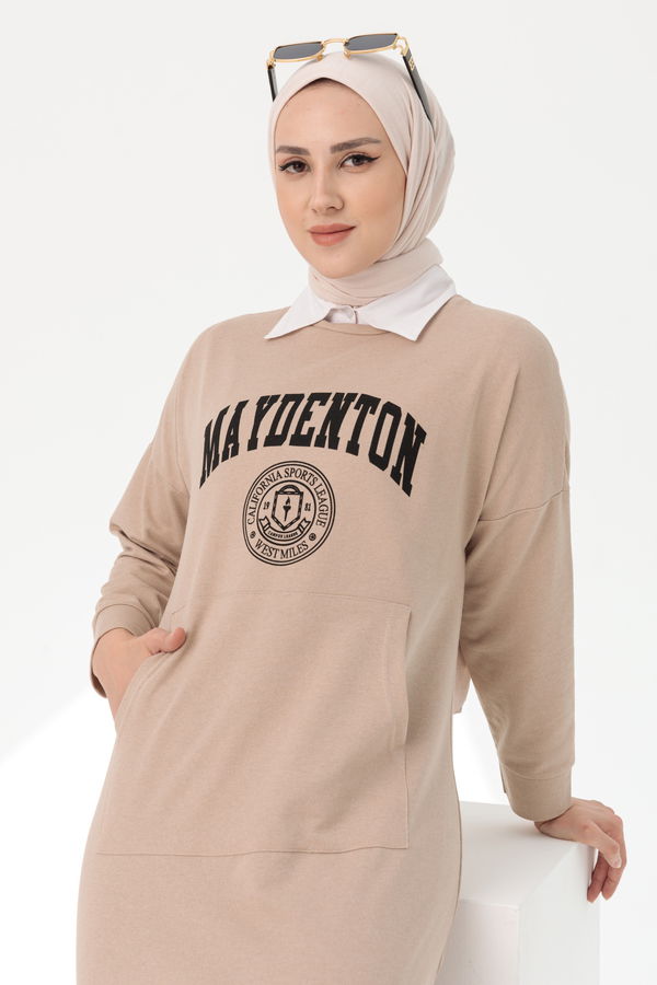 Yırtmaclı Tunık Bej - 3378 BEJ