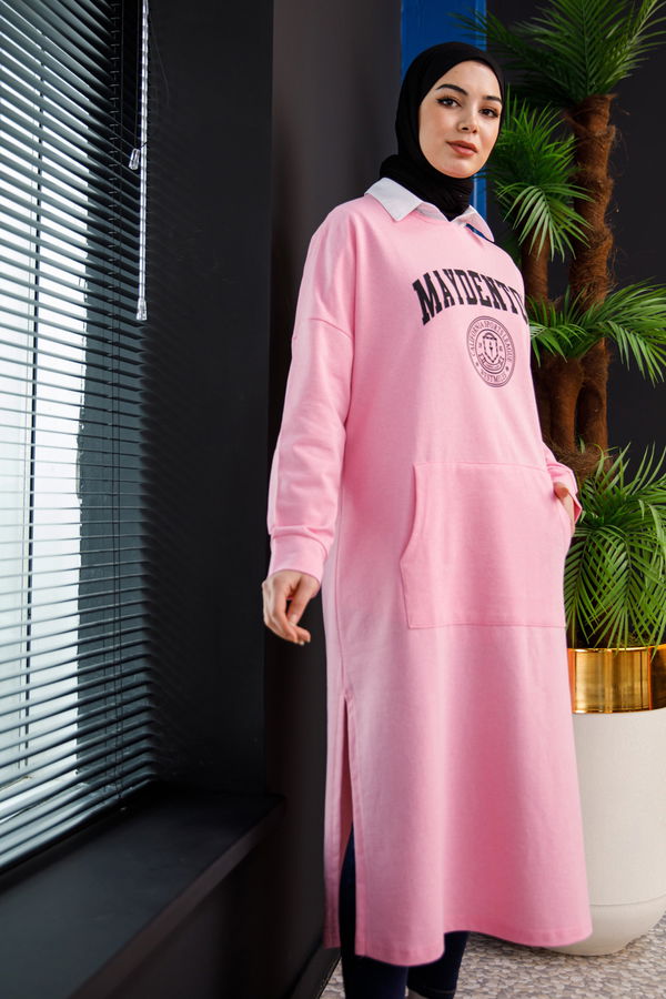 Yırtmaclı Tunık Pembe - 3378