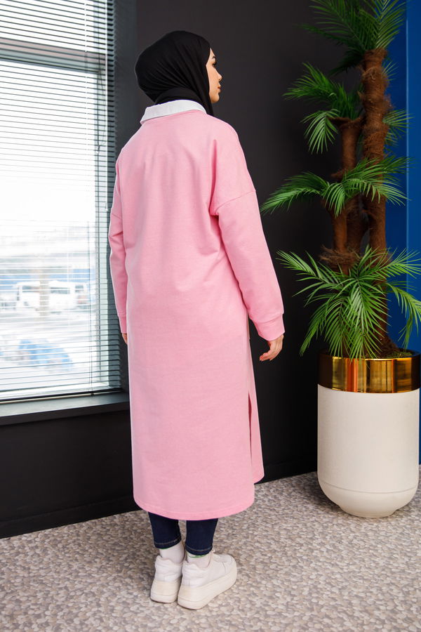 Yırtmaclı Tunık Pembe - 3378