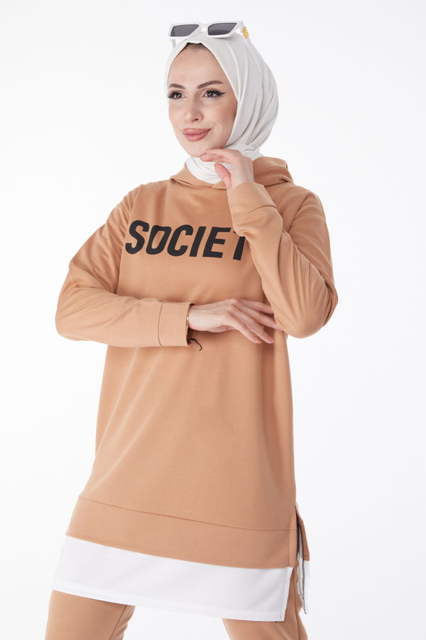 TUNIK PANTOLON Taba - 3553