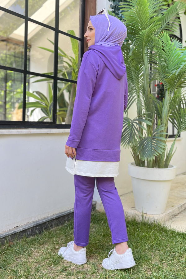 TUNIK PANTOLON Mor - 3553 MOR