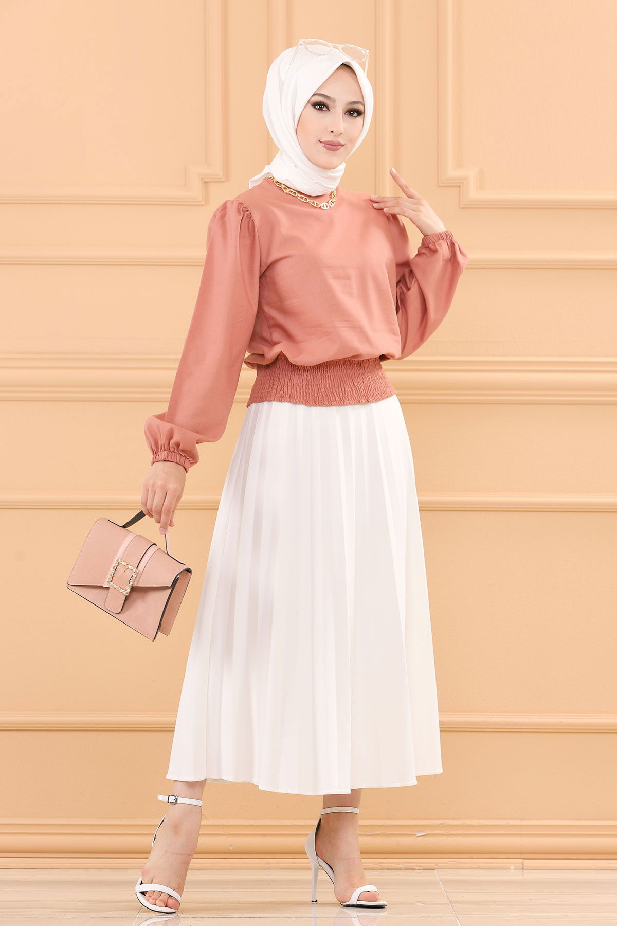 BLUZ Pembe - 3603 PEMBE
