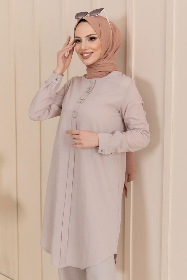 Tunık Pantolon Bej - 3666 BEJ