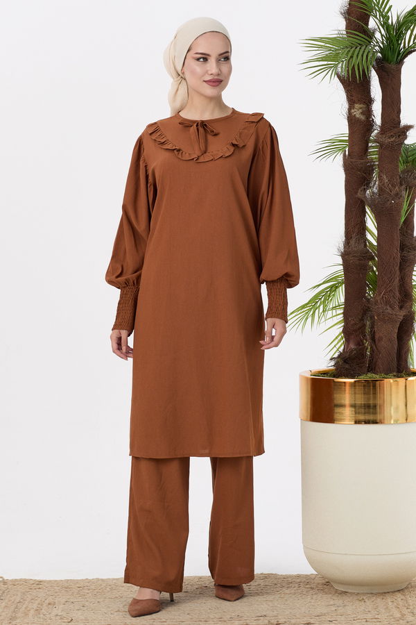 Tunık Pantolon Taba - 3679