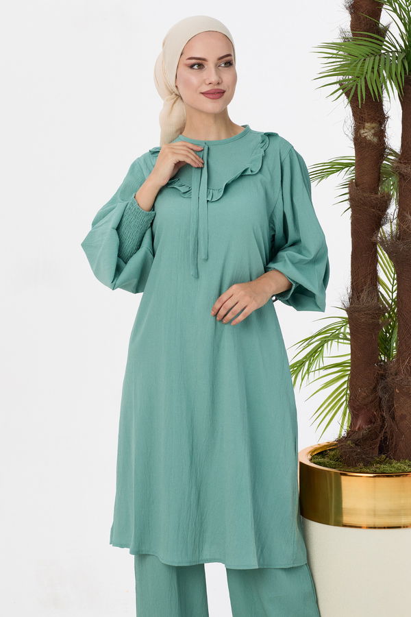 Tunık Pantolon Yeşil - 3679