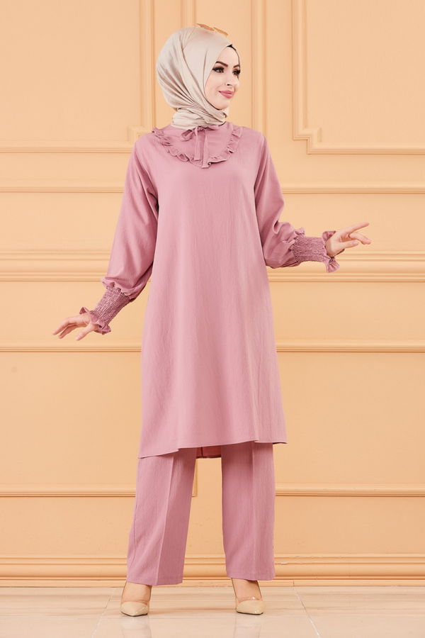 TUNIK PANTOLON Pembe - 3679 PEMBE