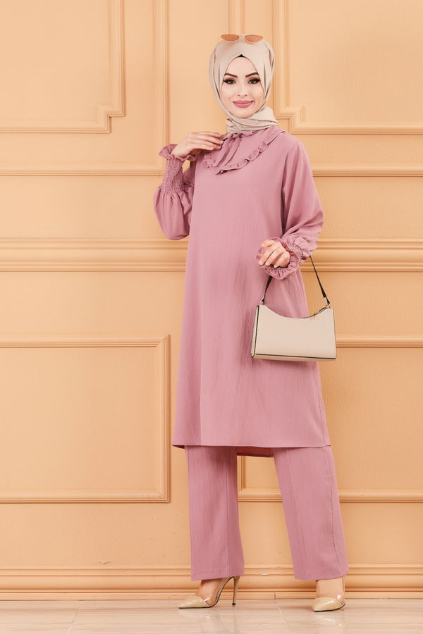 TUNIK PANTOLON Pembe - 3679 PEMBE