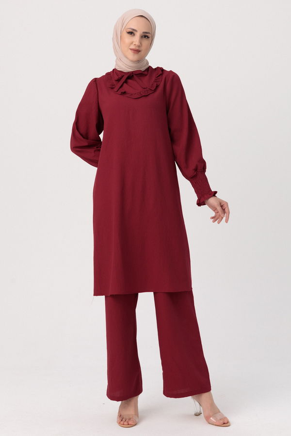 Tunık Pantolon Bordo - 3679 BORDO