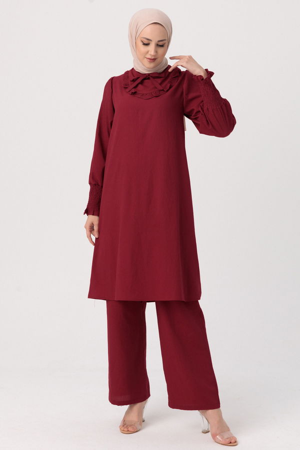 Tunık Pantolon Bordo - 3679 BORDO