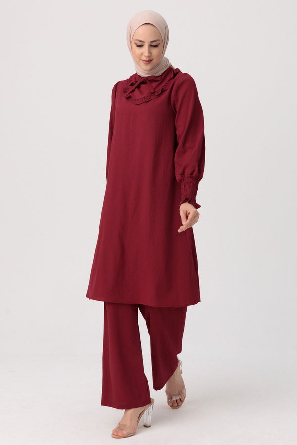 Tunık Pantolon Bordo - 3679 BORDO
