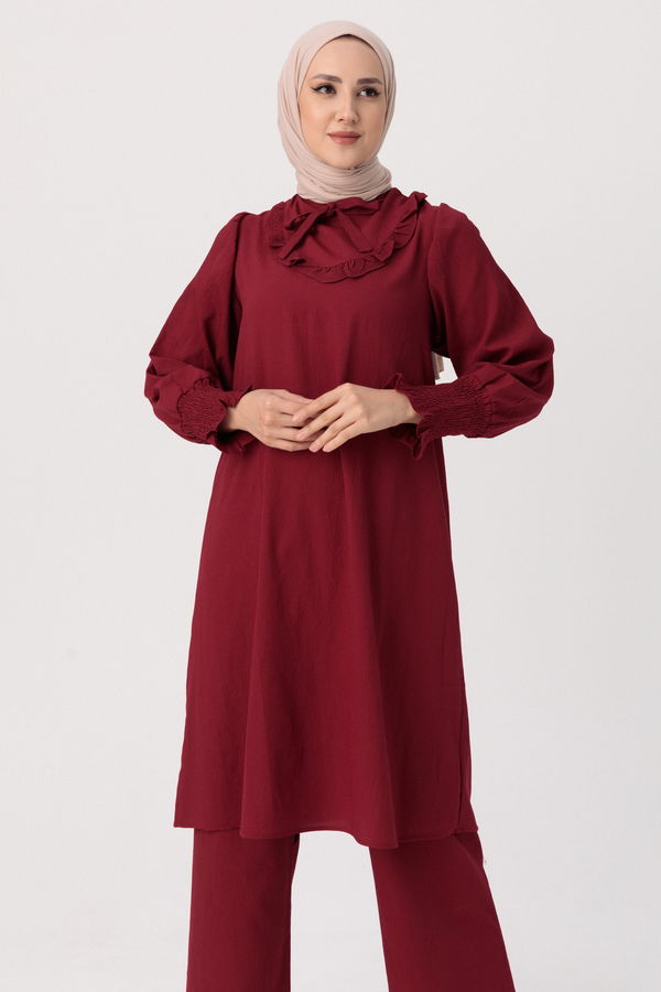 Tunık Pantolon Bordo - 3679 BORDO