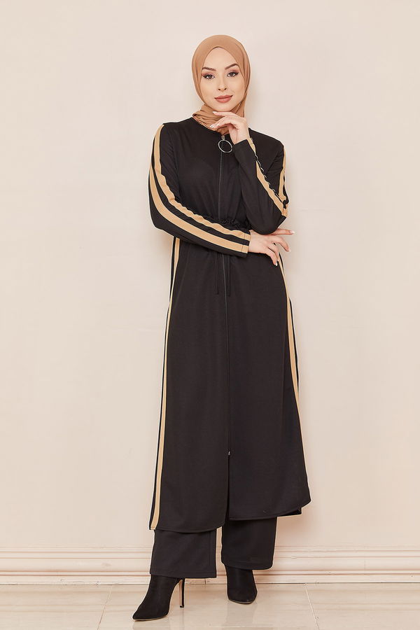 Tunik Pantolon Siyah - 3744