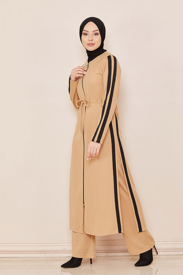Tunik Pantolon Vizon - 3744 VİZON