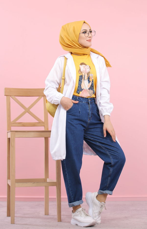 TUNIK Beyaz - 8359 BEYAZ