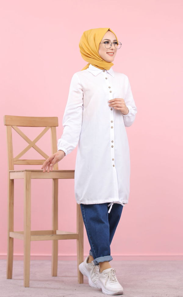TUNIK Beyaz - 8359 BEYAZ