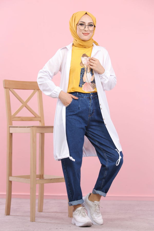 TUNIK Beyaz - 8359 BEYAZ