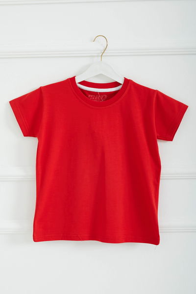 Bisiklet Yaka Basic Kısa Kollu T-Shirt - 26845