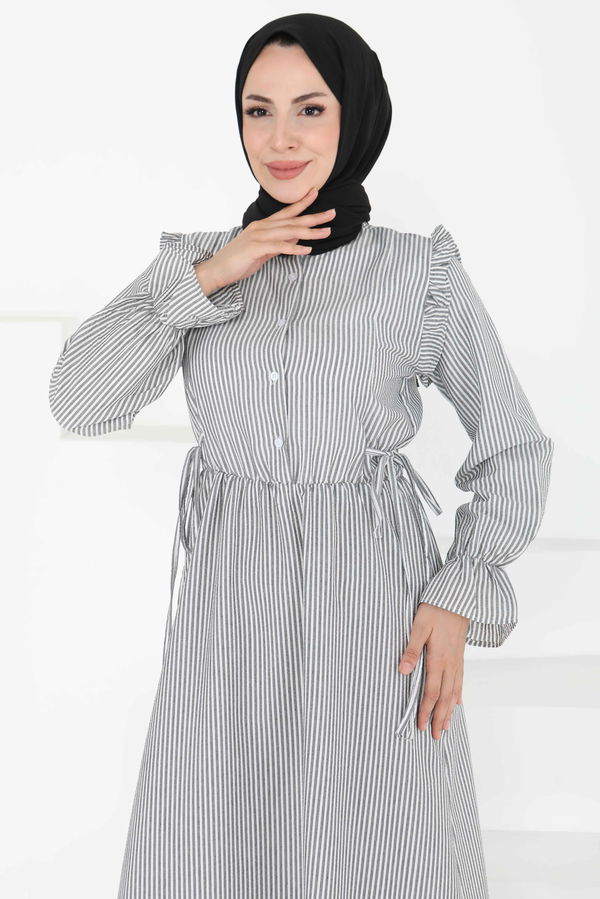 Çizgili Elbise - 27187