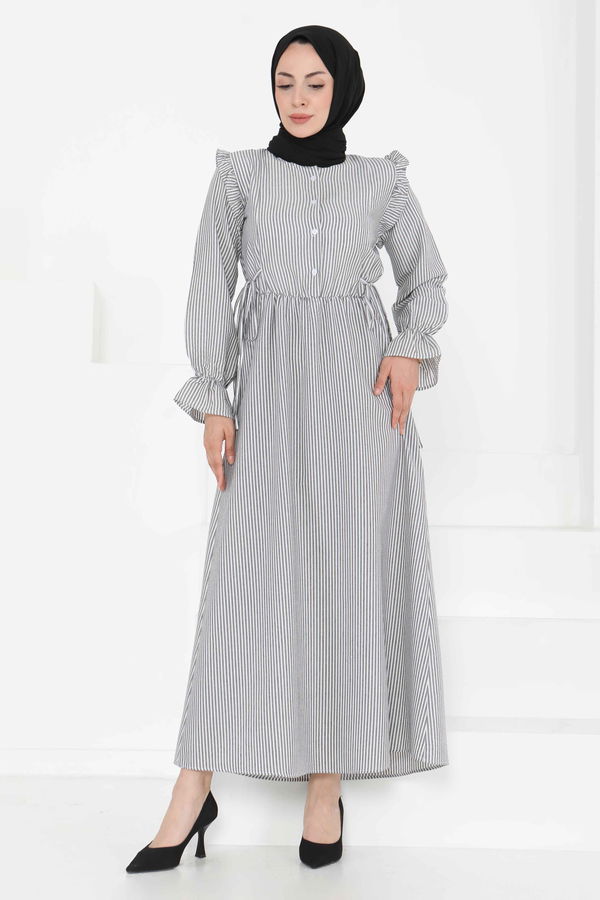 Çizgili Elbise - 27187