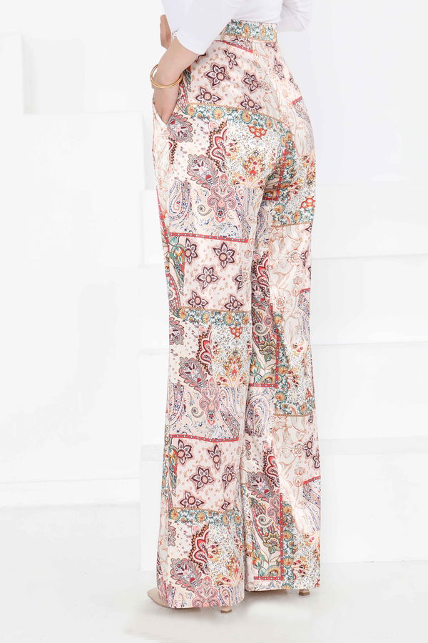 Etnik Desen Pantolon - 27249