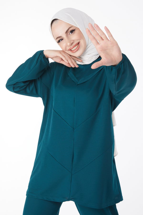 Tunik Pantolon Yeşil - 13139