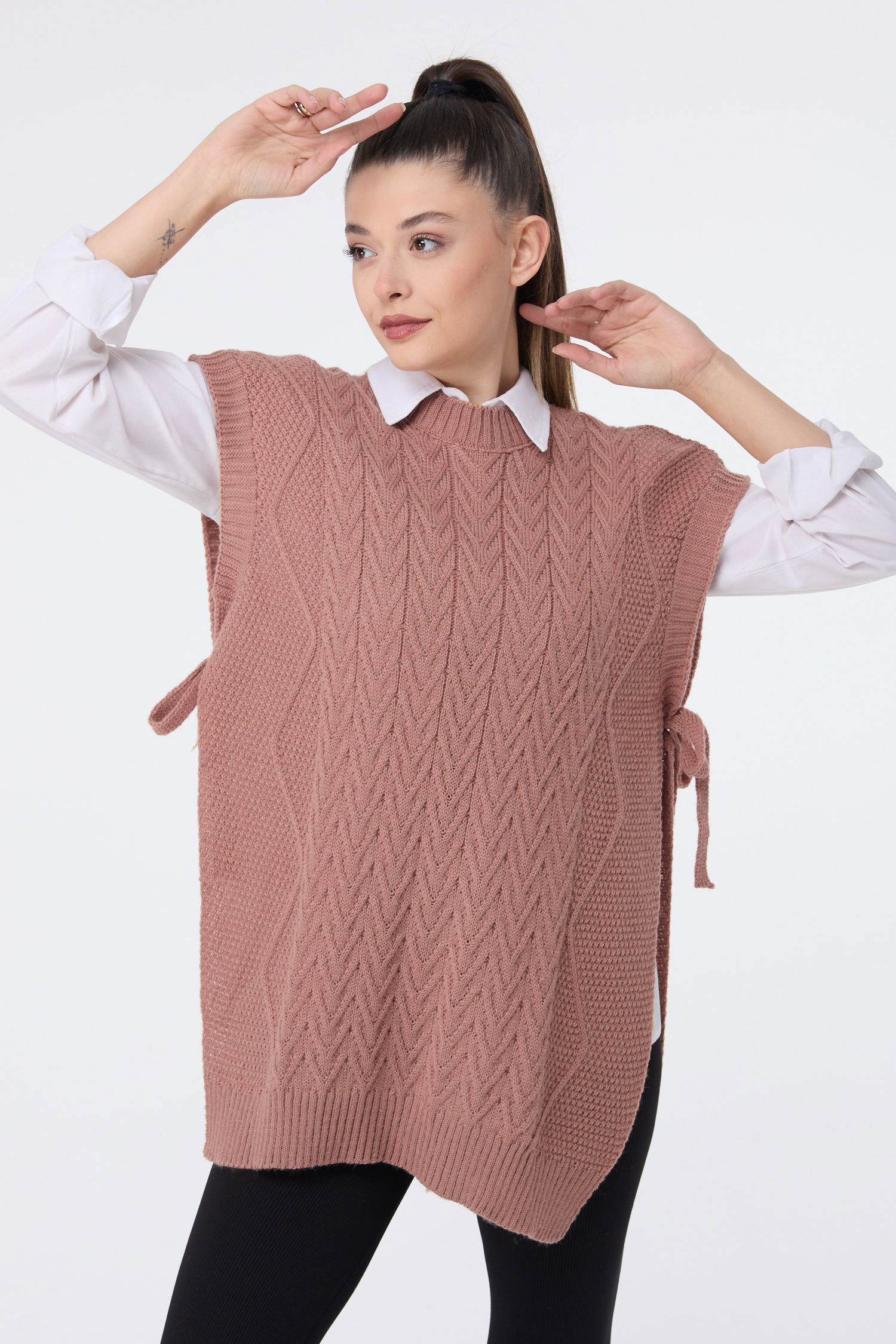 Triko Süveter Pembe - 24144 PEMBE